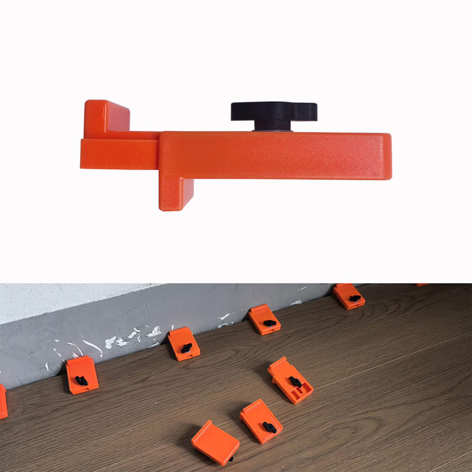 Cuñas ajustables de plástico reutilizables para azulejos de cerámica, espaciadores niveladores de fácil instalación para instalación de suelos de madera