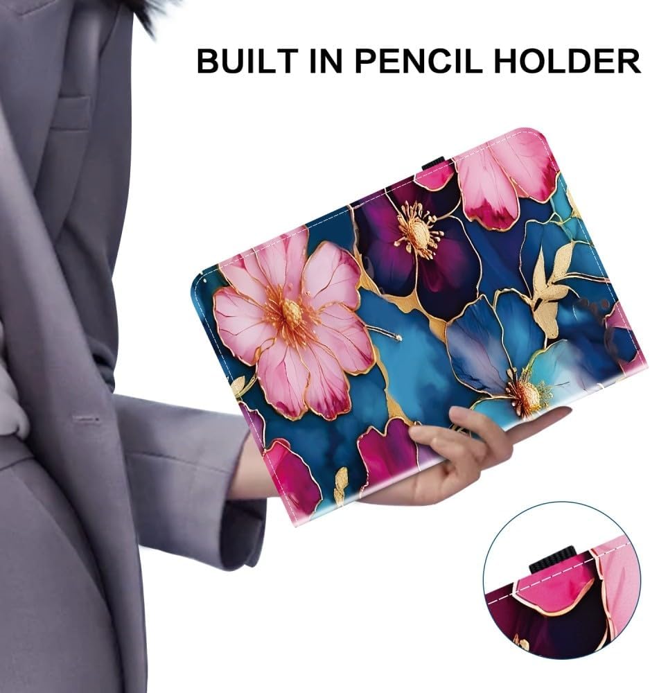 Xiaomi Mi Pad 6 PRO(パターン:ランタンバタフライ)用のジェネリック互換 スタイリッシュなレザーウォレットフリップ