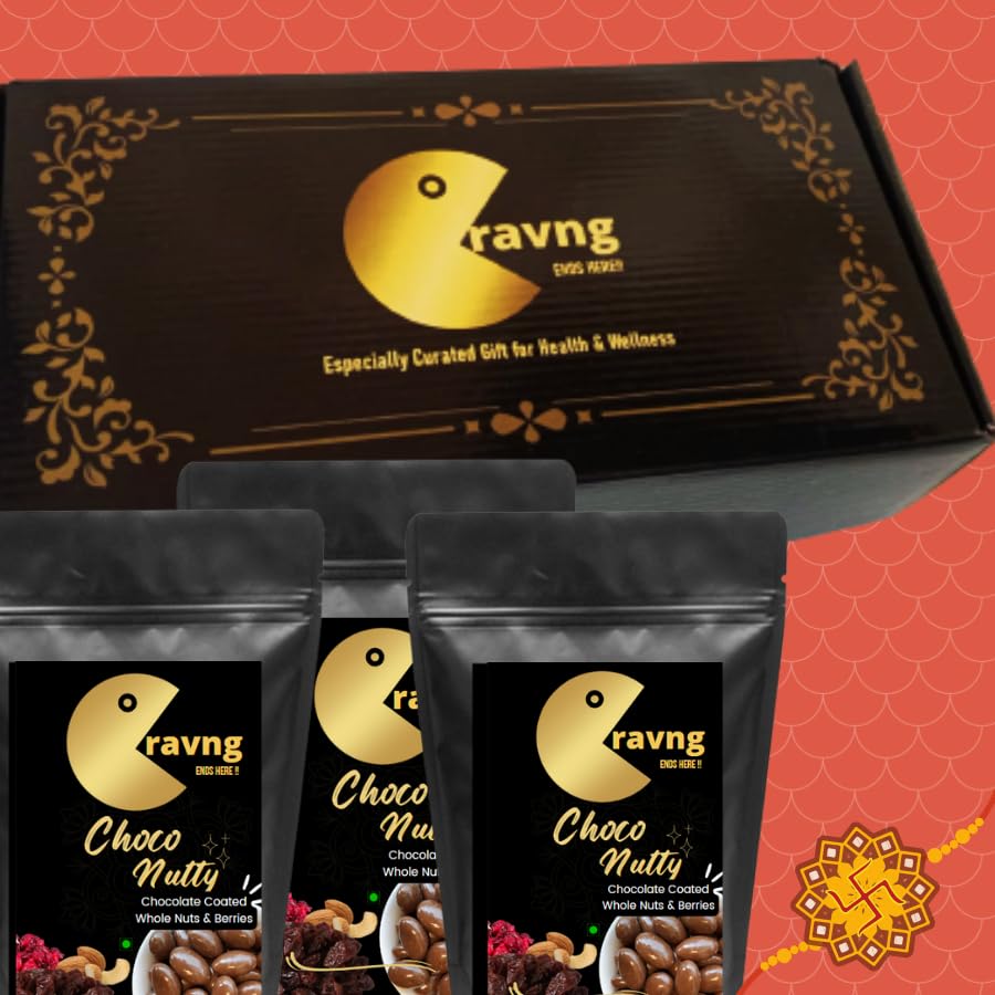 Cravng Choco Nutty - Chocolate Coated Dryfruits - California Almonds, Cranberry & Raisins | Healthy Corporate Gift Hamper Option, Diwali, Festive, Return gifts (B0BG2WQG71) Amazon Price History, Amazon Price Tracker