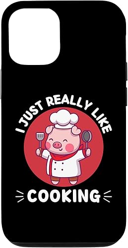 Miniatura 4 de iPhone 12 mini Kawaii Cute Pig I Just Really Like Cooking Kawaii Aesthetic Case