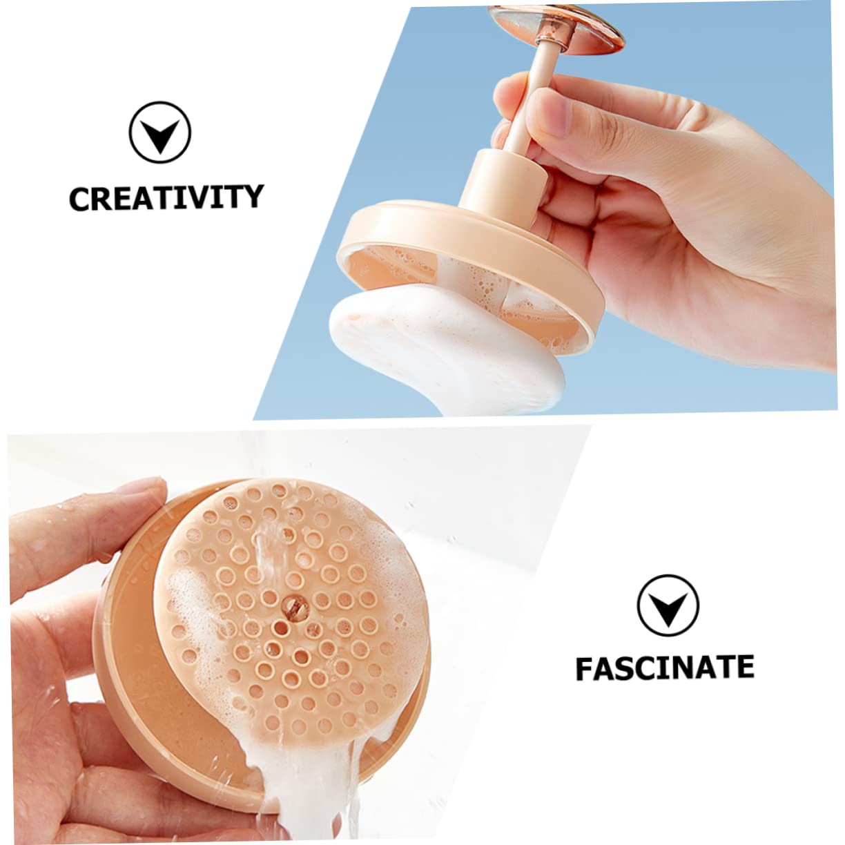 Foaming Bubbler Bottle Compact Face Maker for Travel Clean Bubble Creator for Deep Cleansing Chic image 5