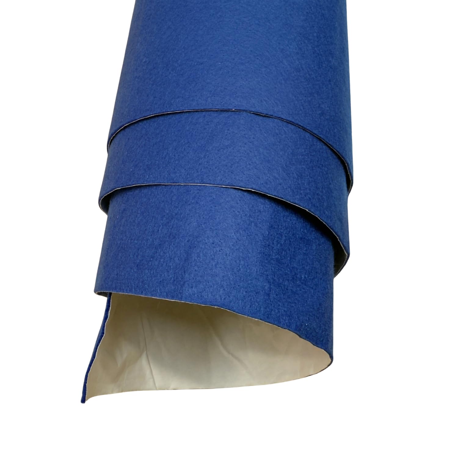 Royal Blue Sticky Back Felt Fabric – 3 Metre (300cm x 48cm), 1.2mm Thick Self Adhesive Polyester Baize for DIY, Drawer Lining & Crafts