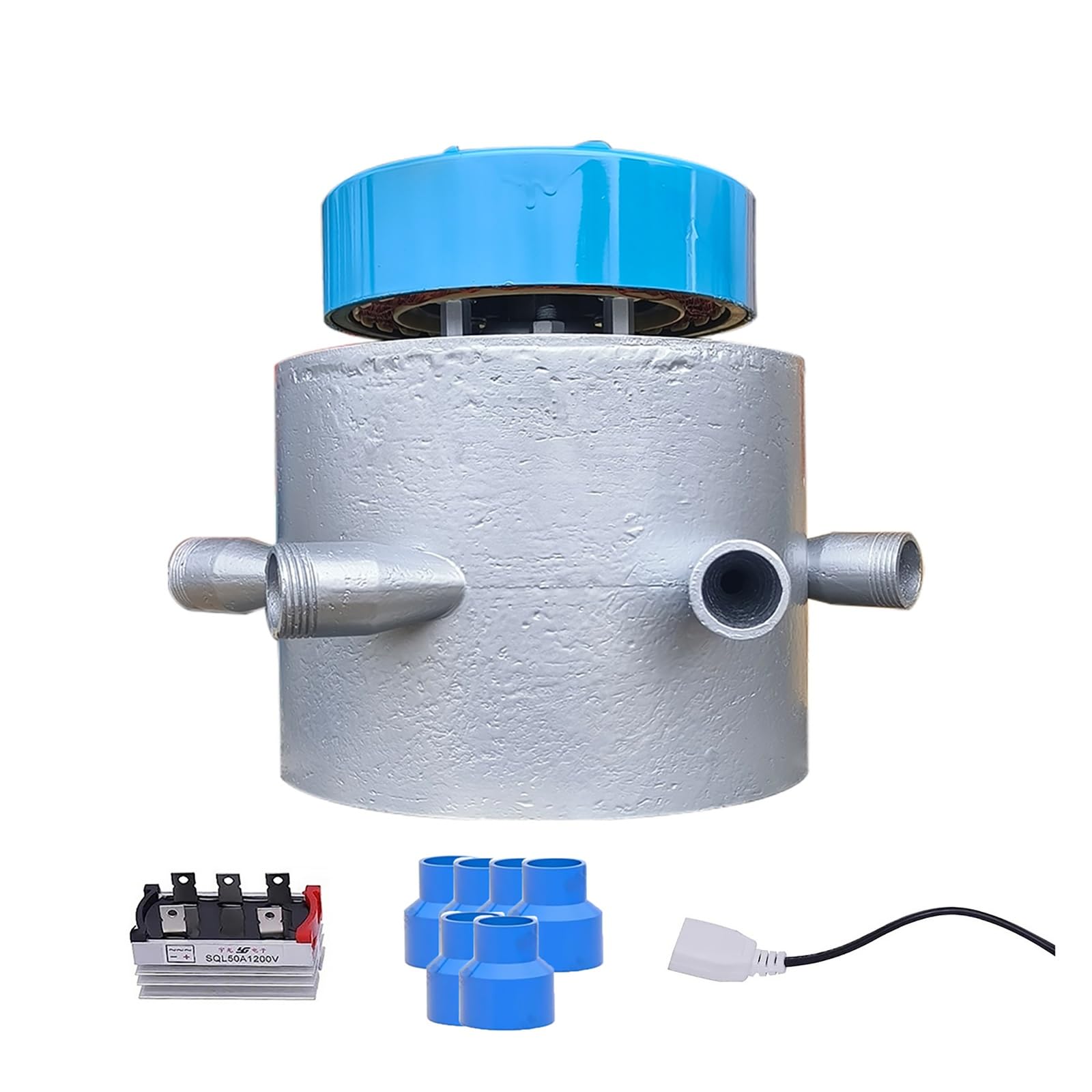 Générateur Hydroélectrique 3KW 110-230V, Turbine À Eau 6 Buses, Pour Système Énergie Hors Réseau Et Éclairage, Coque En Alliage, Bobine En Cuivre, Étanche