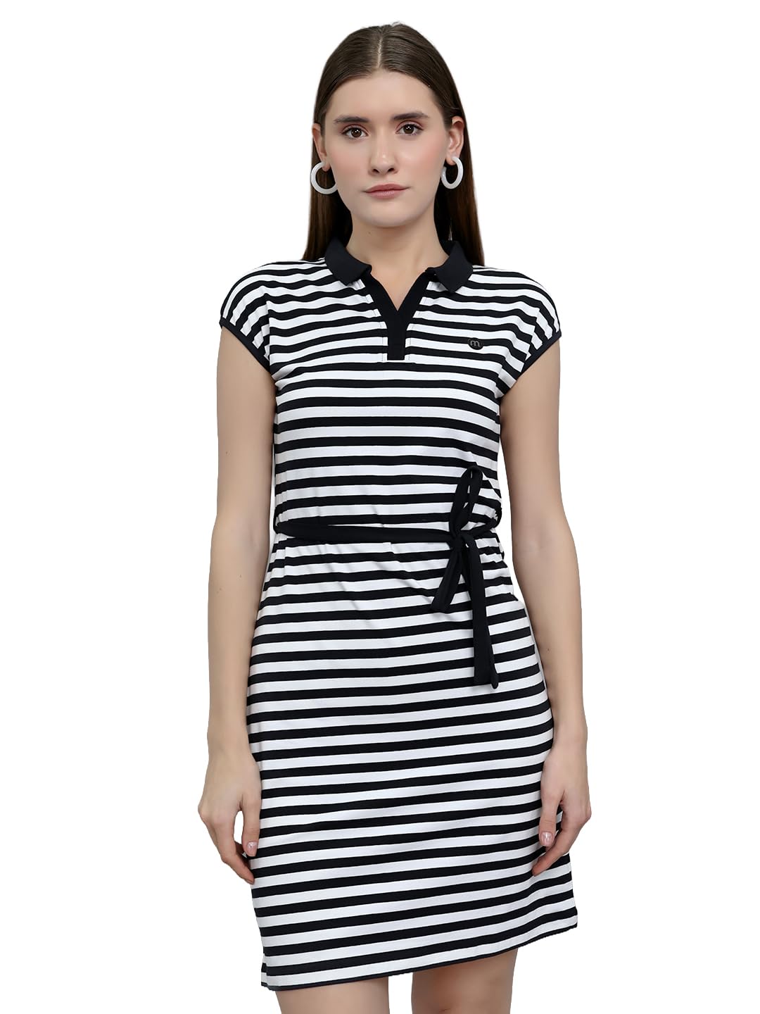Womens Regular Fit Collared Sleeveless Dress | One Piece Dress for Women | Stylish Dress for Women (Pack of 1)-image-24