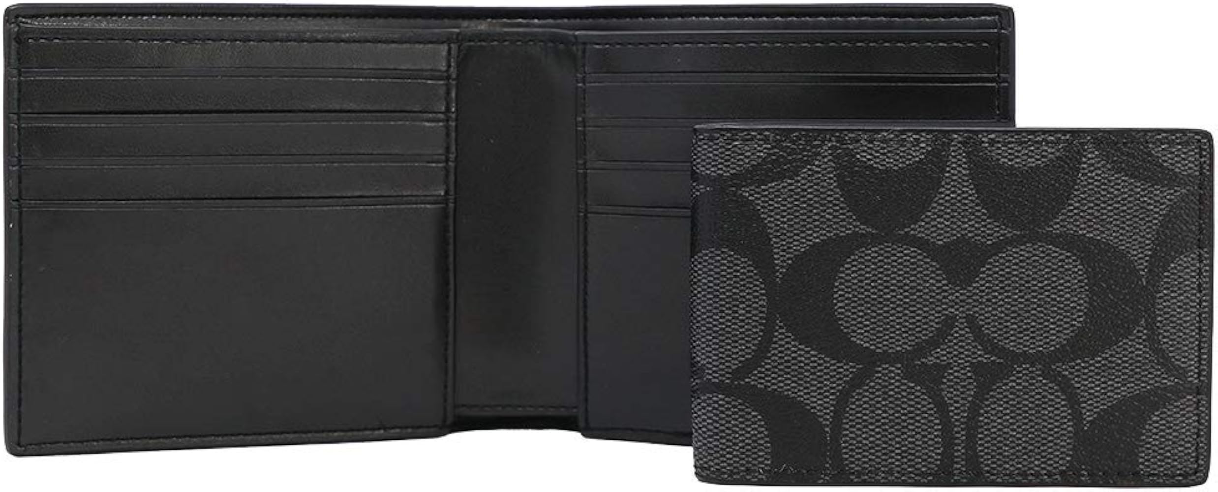 COACH ★コーチ 二つ折り財布 Amazon.co.jp: [コーチ] COACH 財布 (二つ折り財布) F74993 チャコール