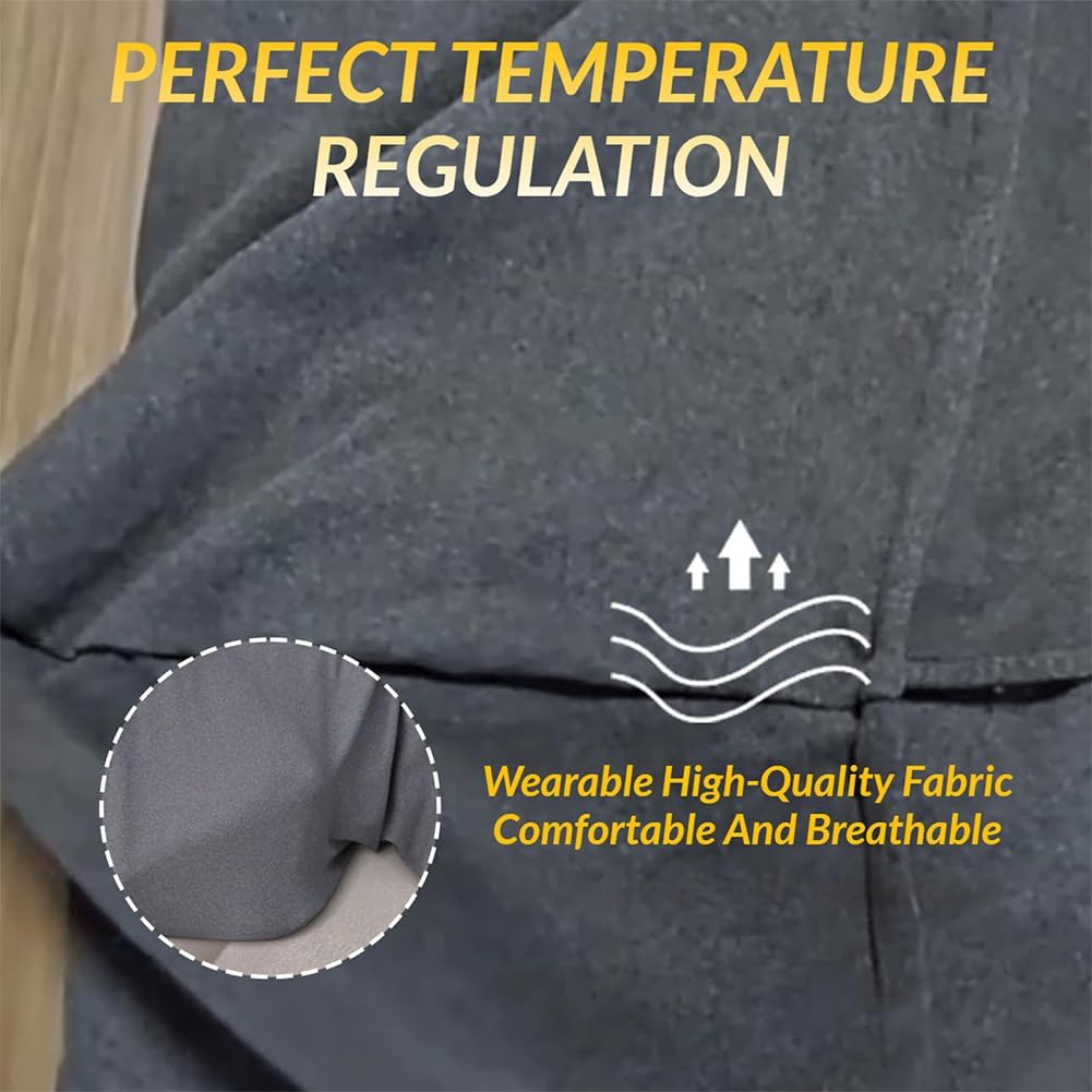 Wearable Sleep Pod Hug Blanket for Adults, 2026 New Weighted & Cozy Wearable Blanket Hoodie, Breathable Compression Sleep Pod Sack, Lightweight Home Travel Camping Sleeping Bag