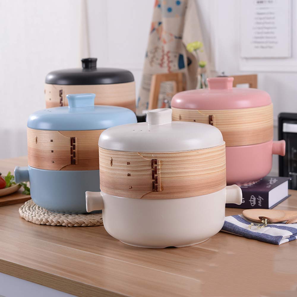 Amazon｜蓋付き蒸し器セット、蒸し器ポット、スープポット