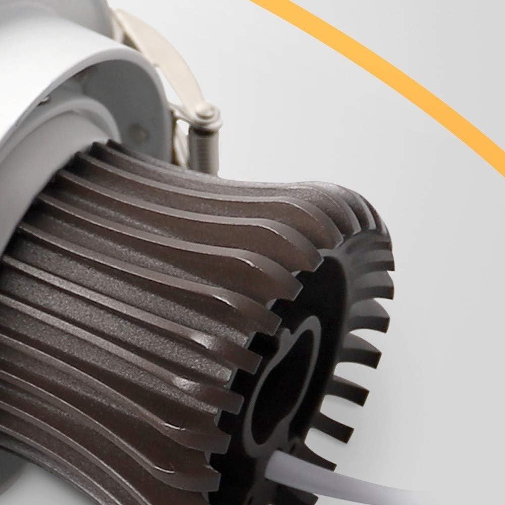 Spotlight，30W Led Recessed Ceiling Light White Round Anti-Glare Recessed Downlight Frosted Aluminum Lamp Body 24°Beam Angle Led Recessed Spotlight Outdoor Lights/4000K