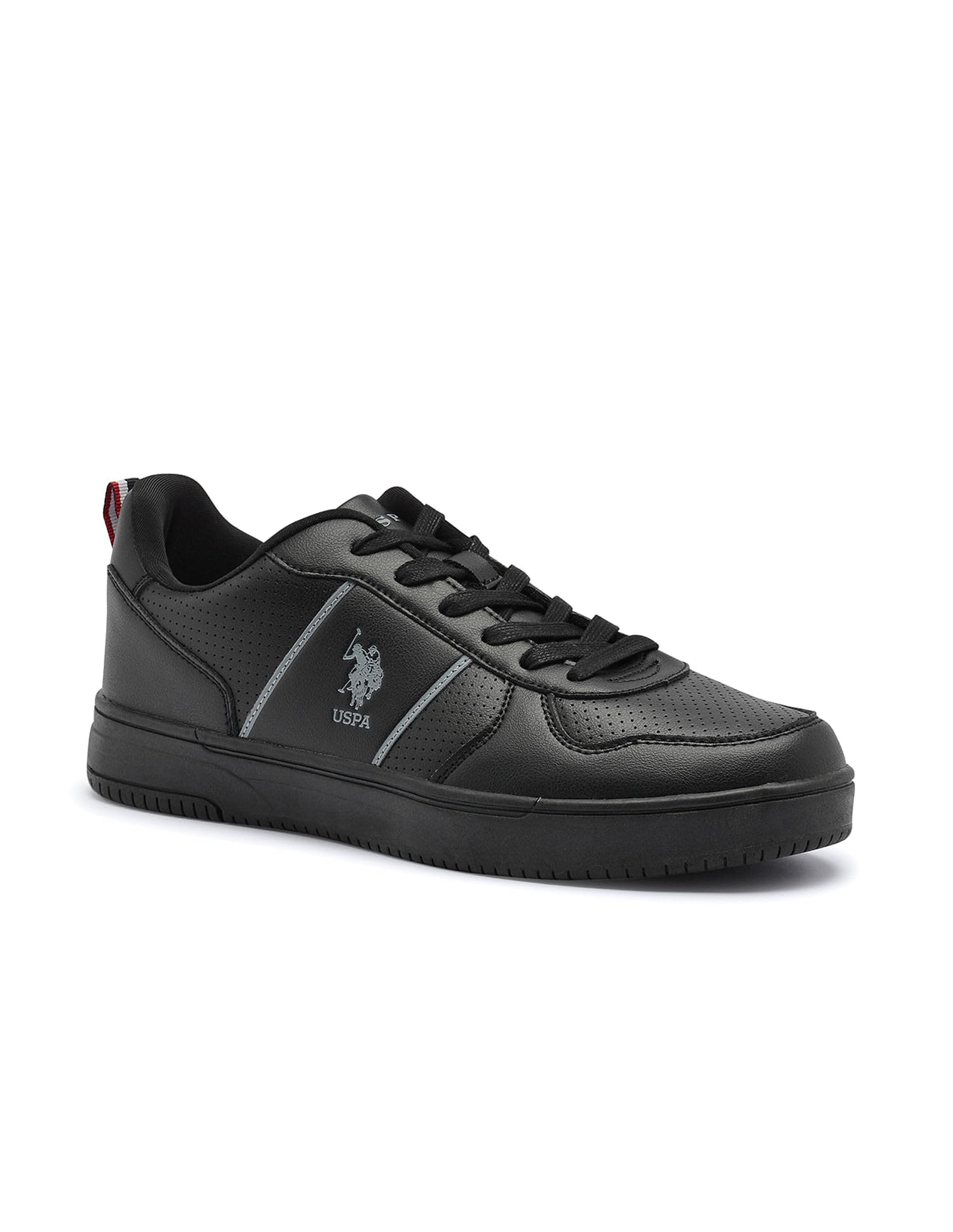 U.S. Polo Assn. Mens Reggie Black Sneakers-6 UK (2FD21240Z01) (B09D43KFBX) Amazon Price History, Amazon Price Tracker