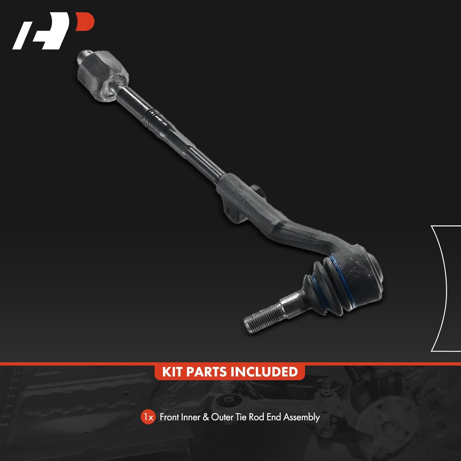 A-Premium Front Right Inner & Outer Tie Rod End Assembly, Compatible with BMW 128i 135i 135is 323i 325i 328i 330i 335d 335i 335i 335i 335is 335is X1 Z4