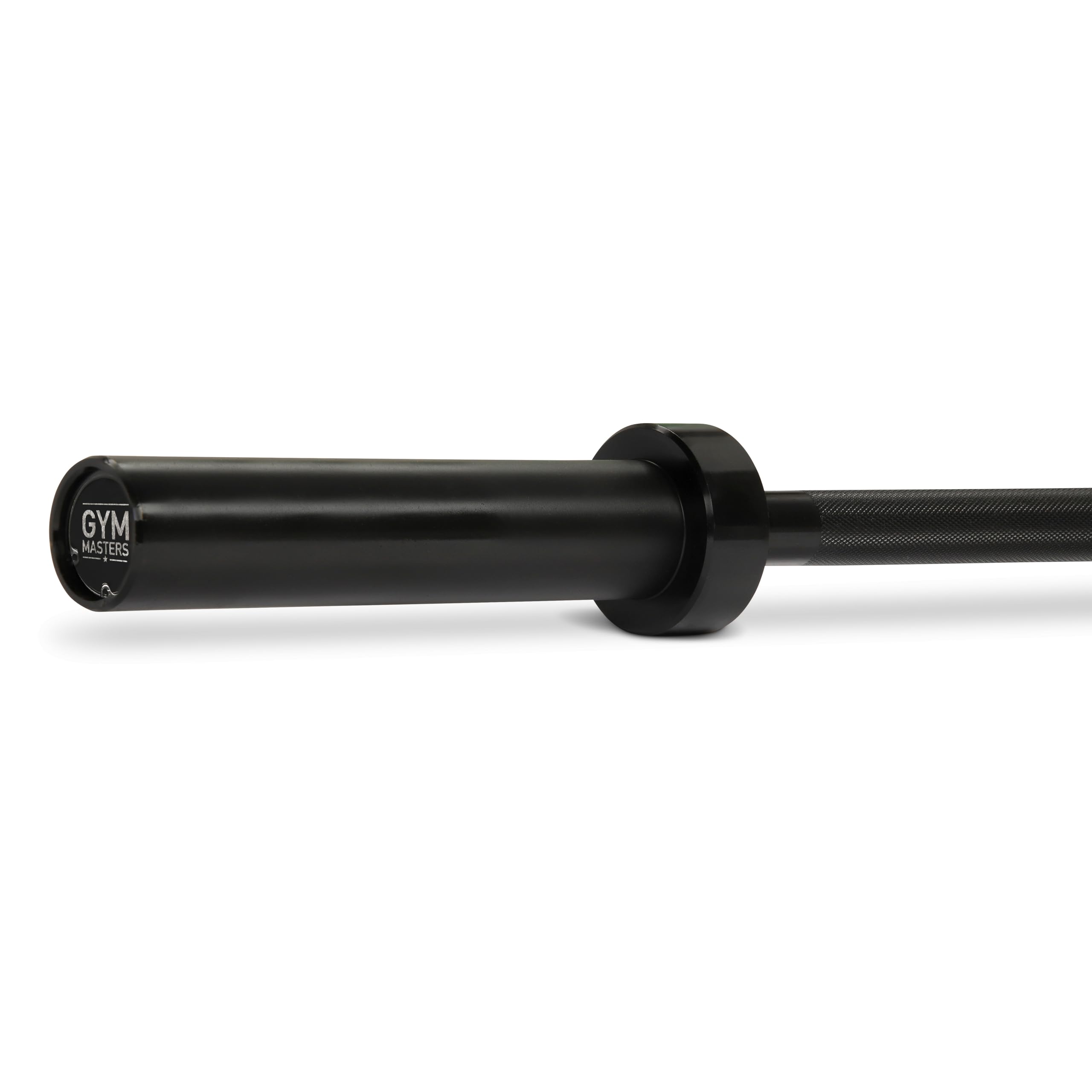 Gym Masters Olympische Langhantel 150 cm – 11,5 kg – 50 mm Aufnahme – Schwarz – 180 kg Tragkraft – Kompakte Hantelstange für Krafttraining & Home Gym