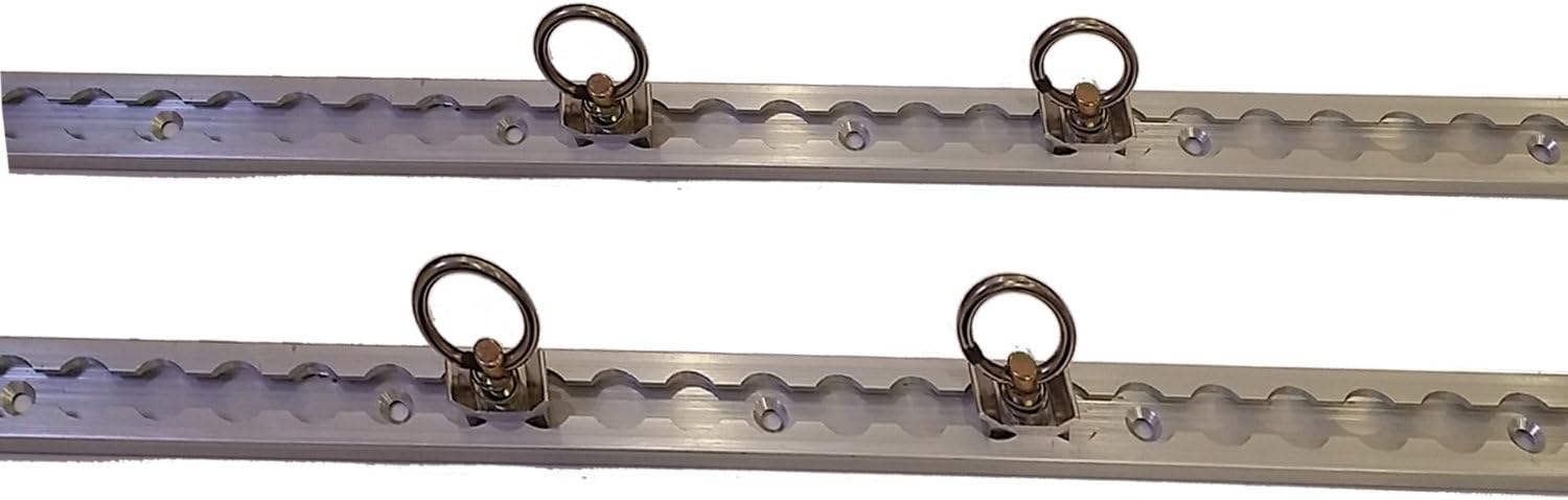 iSafe 4' L Track Anchor Rail System Kit-2Packs