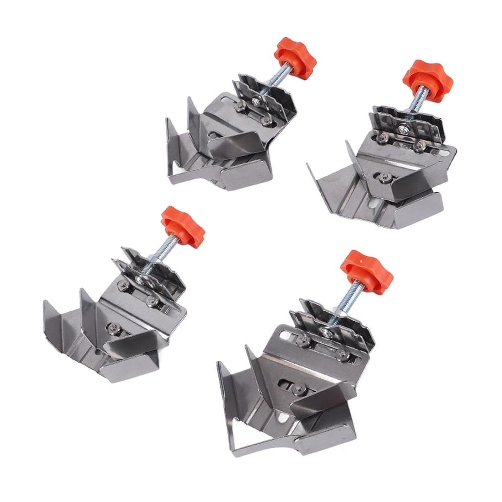 Generic 4Pcs Corner Clamps Adjustable Woodworking Clamps Right Angle Clamps for Wood Crafts Project