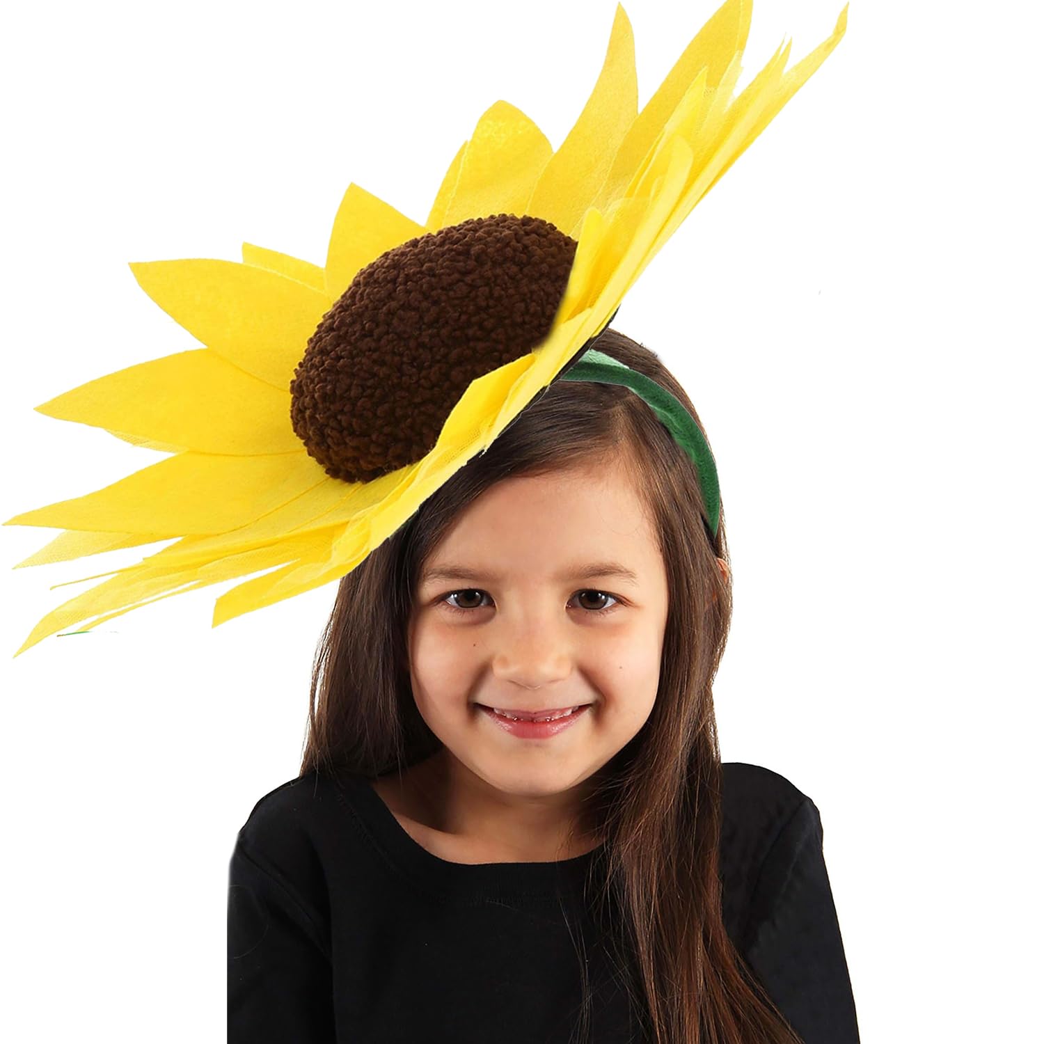 Divertido disfraz de girasol con sombrero de girasol y guantes verdes para Halloween, cosplay, fiesta, festival, juegos, adolescentes y adultos