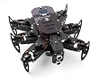 Adeept Hexapod Spider Robot Kit Compatible with Arduino, Spider Walking Crawling Robotic, Ultimate Programming Project STEAM Robotics Kit with OLED Display and Metal Body, PDF Manual