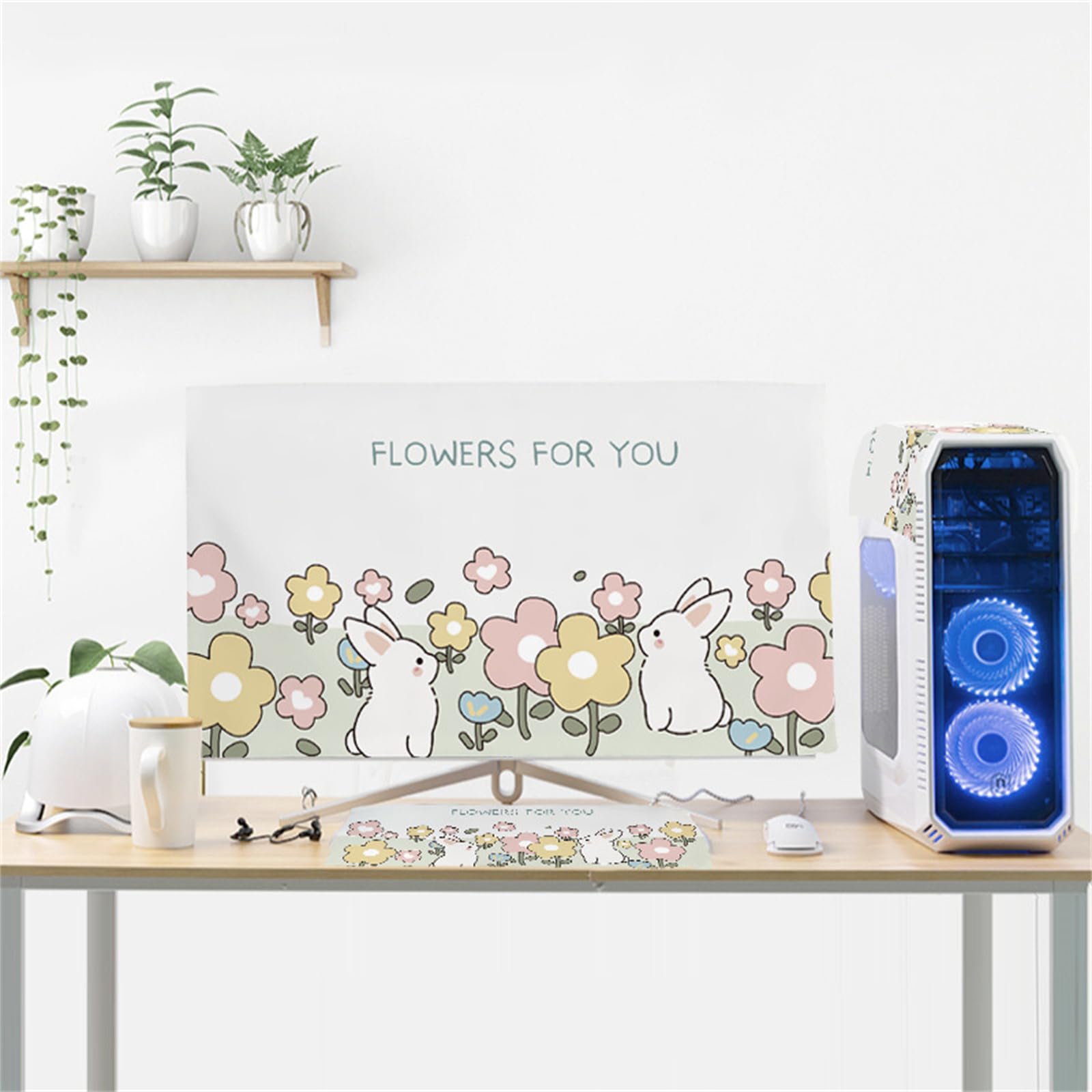 Kwmobile Housse écran Ordinateur Compatible Avec Apple IMac 24" - Protection D'écran Pour