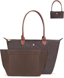 Nylon Tote Bags For Women: Foldable Lightweight Waterproof | Leather Zipper Shoulder 15"laptop Handbag For Travel Beach Weekender Work Commuter Everyday College