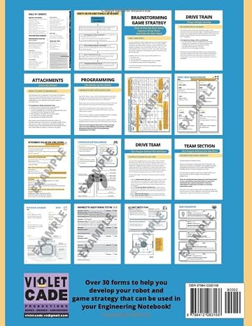 How To Succeed in Competitive Robotics ENGINEERING NOTEBOOK A Workbook Guide