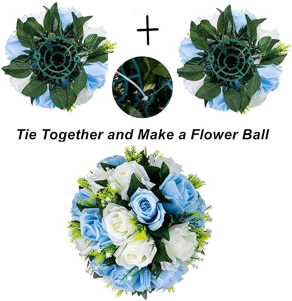 Sziqiqi Metallic Centerpiece Stands Tall Centerpiece Risers with Artificial Silk Flowers for Tabletop Arrangement, Wedding, Party, Festival 20inch Gold