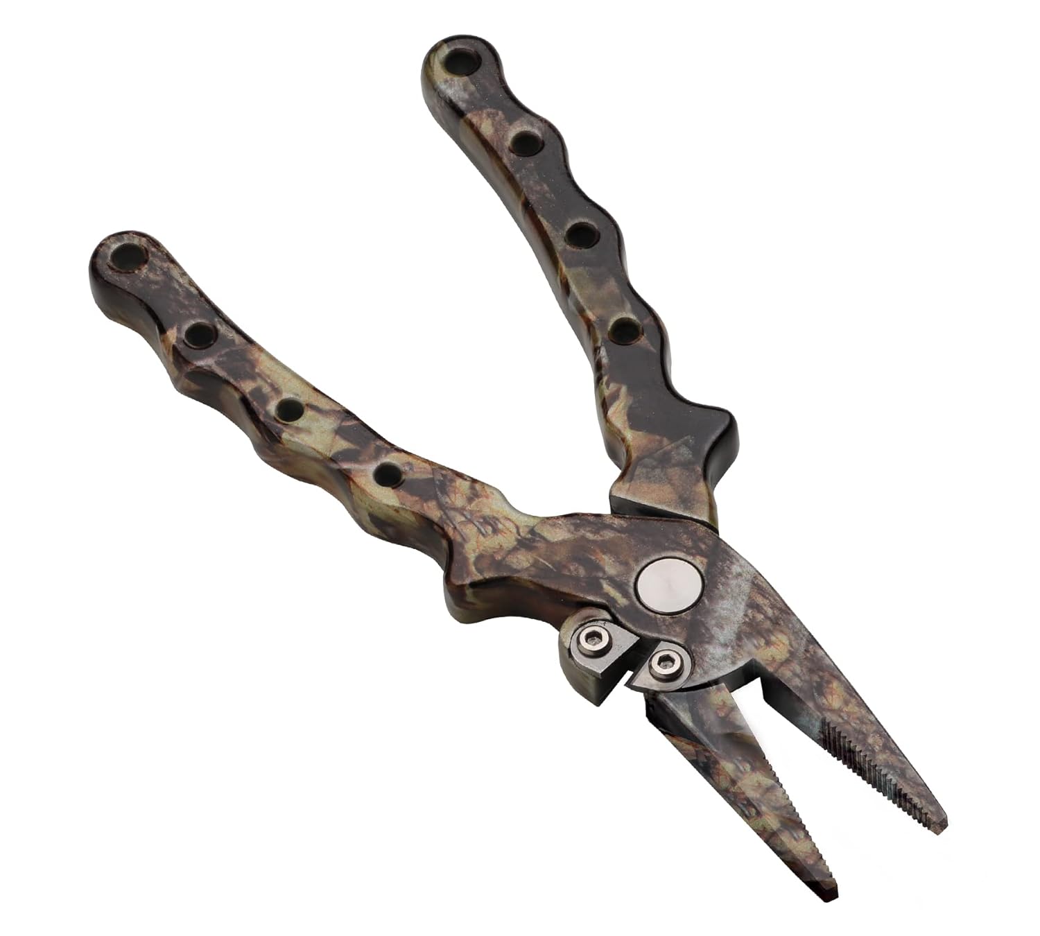 P-Line 6.5" Aluminum Real Tree Camo Pliers with Side Cutter