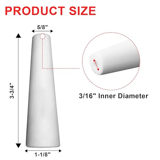 Punta de boquilla para sandblaster de cerámica 3/16" miniatura 2