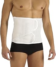 PAVIS Single Size Abdominal Band – Abdomen Compression Band – Post-Operative and Postpartum – Double Band Closure – Adjustable, Unisex – Made in Italy