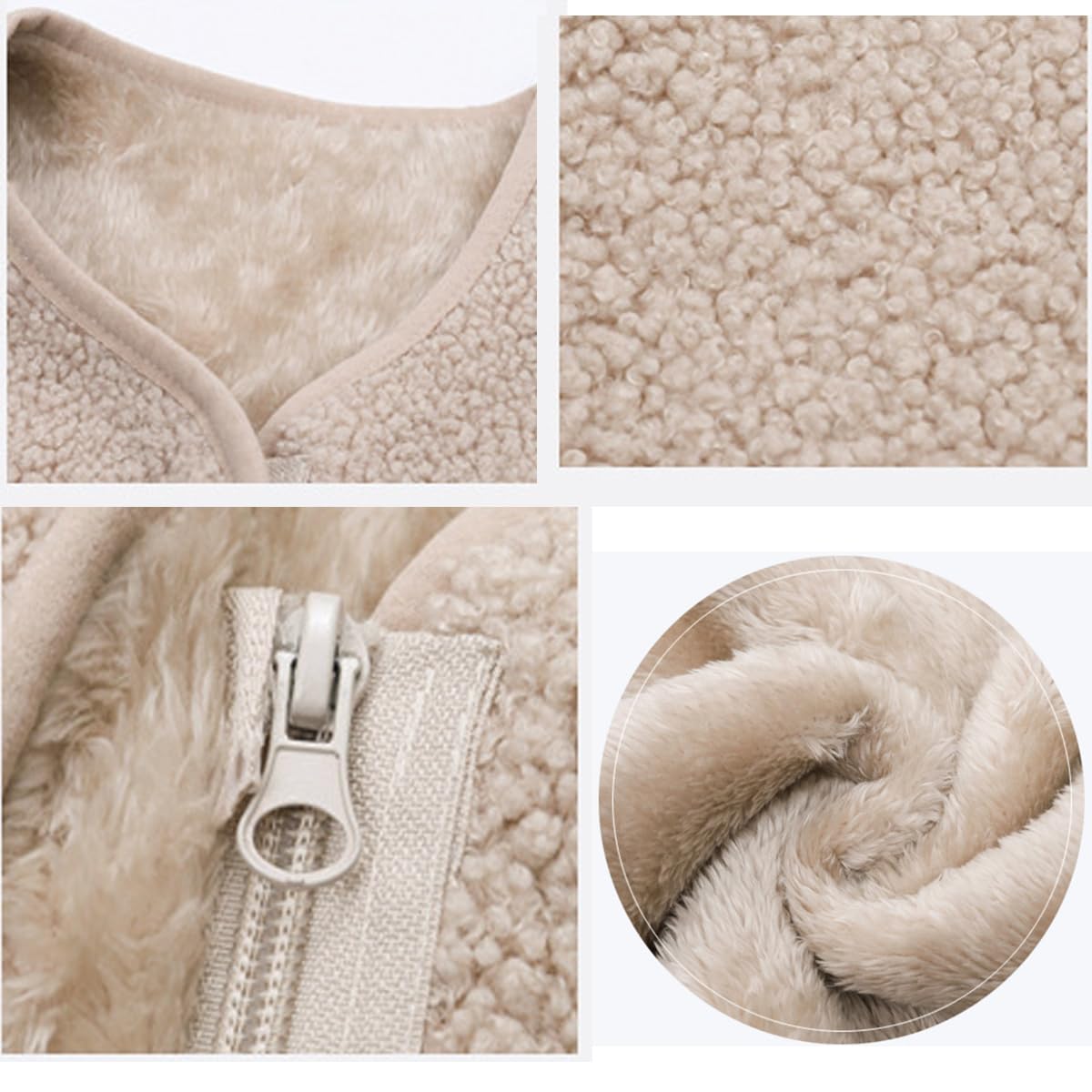 Baby Kleinkind Kinder Jungen Fleece Westen mit Reißverschluss Gesteppte verdickte ärmellose Jacke Kinderweste für Frühling Herbst warm gr. 80/90/100/110/120/134/146