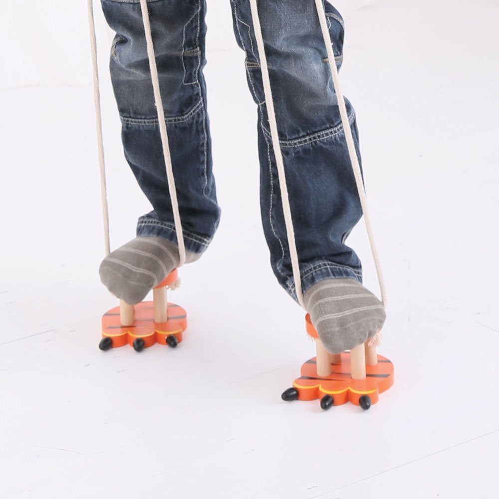 Bigjigs Toys Wooden Crocodile Footwalkers