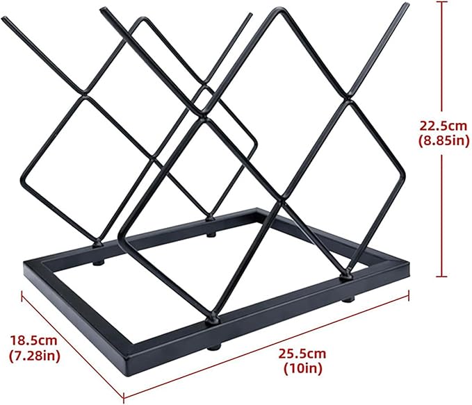 Soporte para Botellas de Vino de Mesa, Organizador para 5 Botellas miniatura 2
