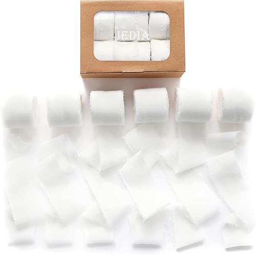 Miniatura 10 de Cinta rosa polvorienta, 3 rollos de cinta para el día de la madre para envolver regalos, juego de cintas de 1.5 pulgadas x 7 yardas para