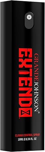 Extendo™ Climax Control Spray de Grande Johnson - Spray desensibilizador - Delay Spay - Duración mejorada - Evita el clímax prematuro - Duración más