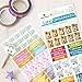 Paper House Productions SET-0008 Functional Icons Planner Sticker Bundle-Includes 28 Sheets 7 Themes Over 1200 Stickers