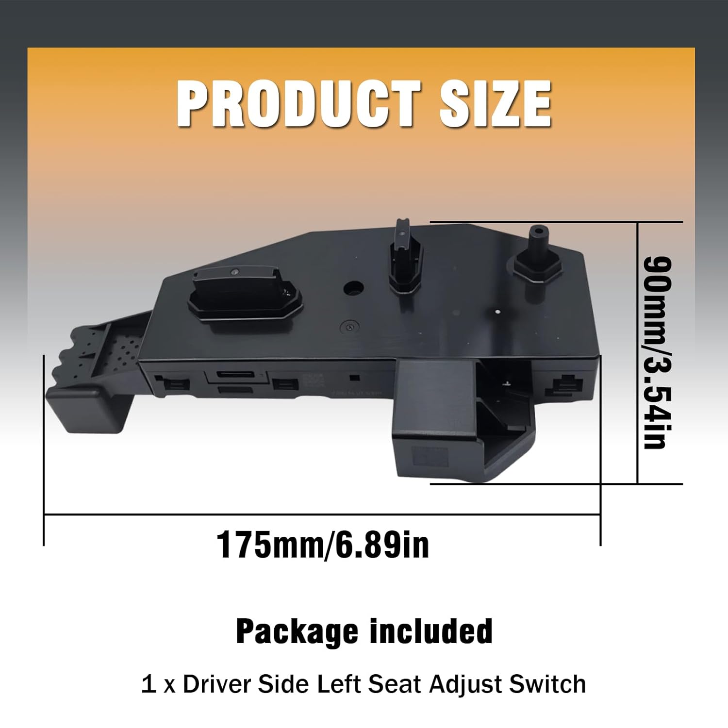 Driver Side Left Seat Adjust Switch Fits for Cadillac ATS Escalade Chevrolet Silverado Suburban Tahoe Impala GMC Sierra Yukon Seat Control Buttons Replace 23247095