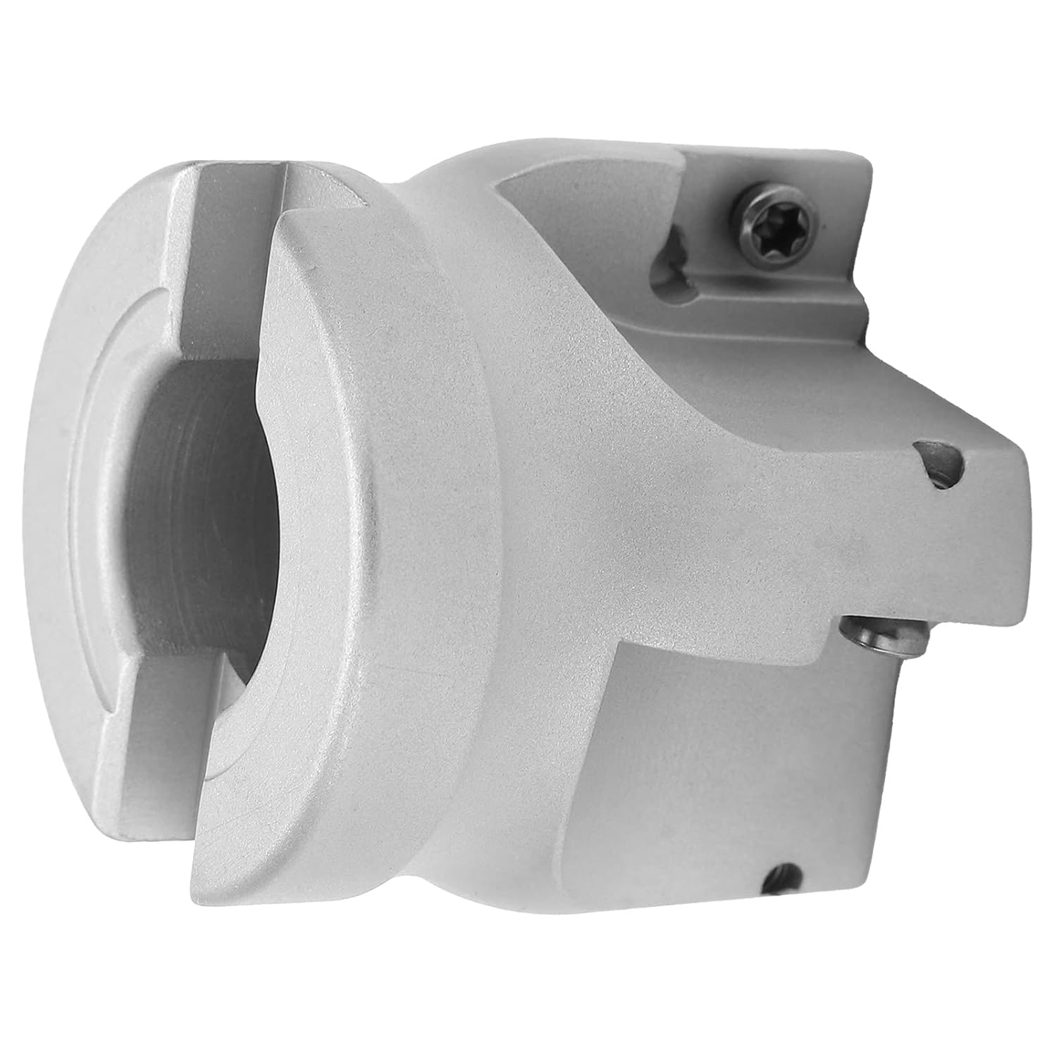 Face Milling Cutter Head, 4‑Flute Design for Metal Processing, High Efficiency, Durable High Carbon Steel Material, Safe and Secure, Inner Hole Diameter Approx. 22mm, Suitable