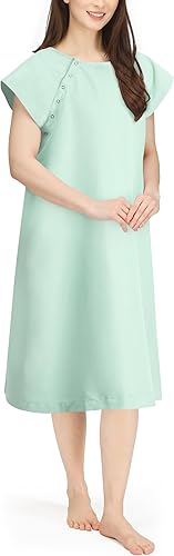 Vista 19 de NY Threads Bata de Hospital para Mujer Suave y Elegante Bata para Paciente