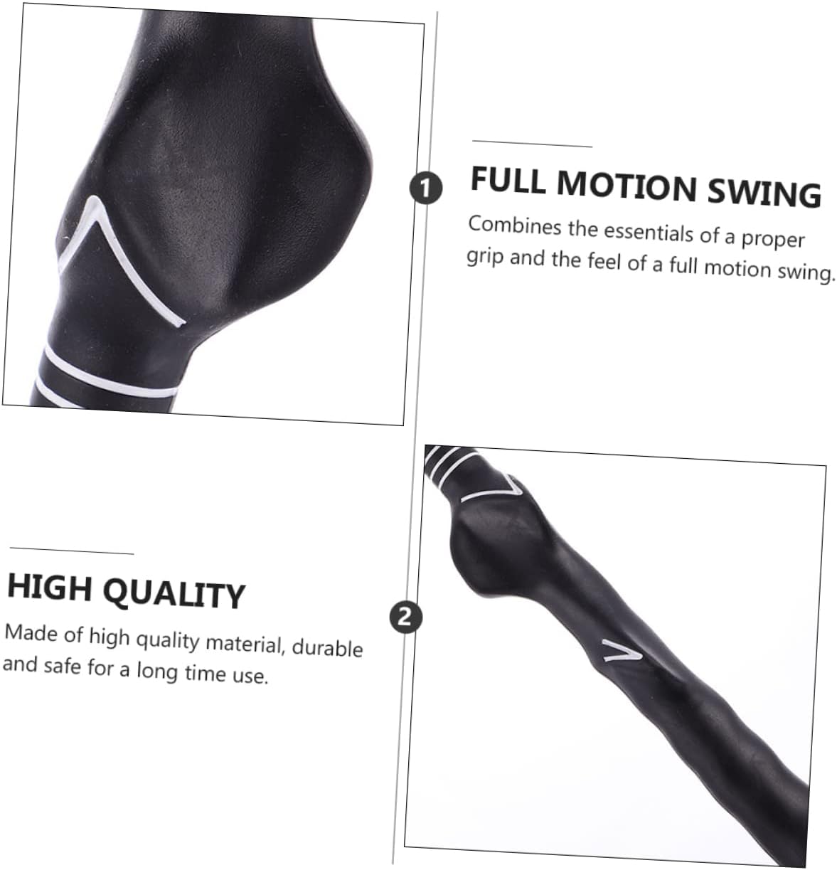 Milisten Golf Swing Trainer Club Swing Aid Improve Stroke Distance Swing Exerciser Random