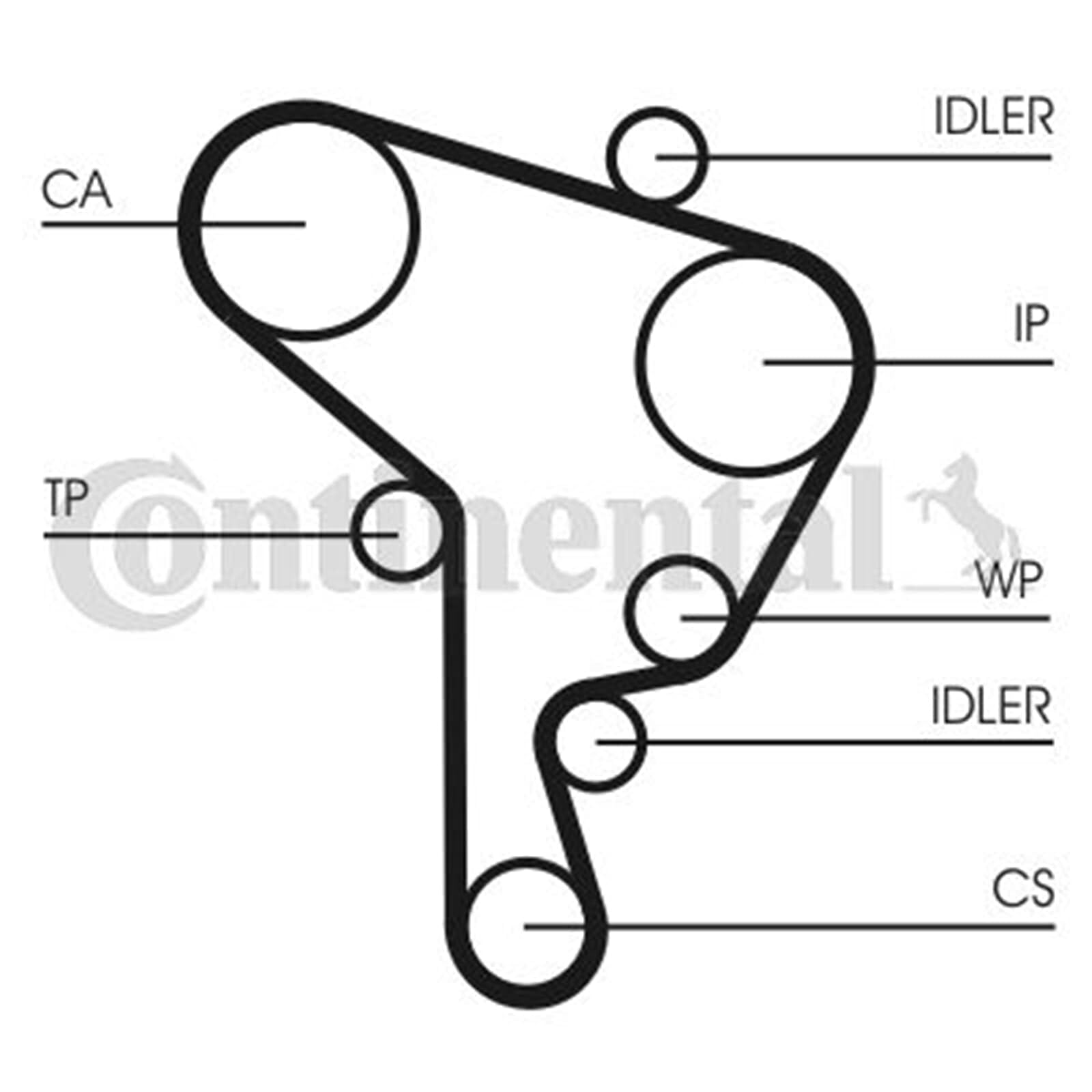 CONTITECH CT1044WP3 Bomba de agua + kit de correa de distribución Número de dientes: 141 25,4 mm Compatible con VW Polo IV Hatchback 9N, 9A, SKODA Fabia I Combi 6Y5 FABIA 6Y2 FABIA Sedán 6Y3, SEAT