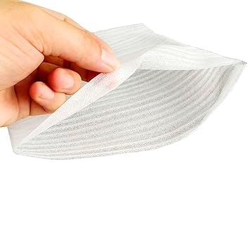 STYLELAB Cushioning EPE Foam Pouches/Envelopes For Packing of Fragile - 1MM Thickness, White Color 4x6 Inches Size (Pack of 10)