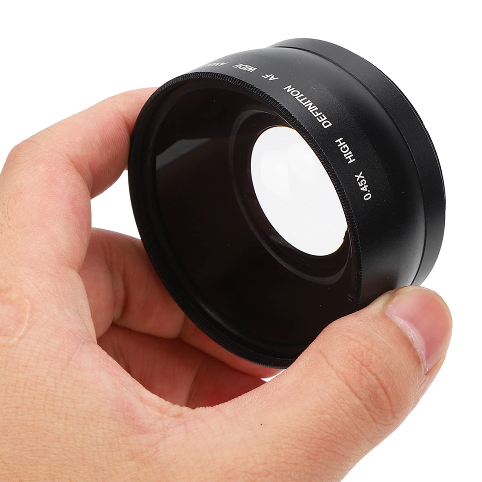 Obiettivo Macro Grandangolare 0.45X Per Fotocamera - Diametro 58mm, Filettatura 62mm | Per Paesaggi E Riprese Ravvicinate