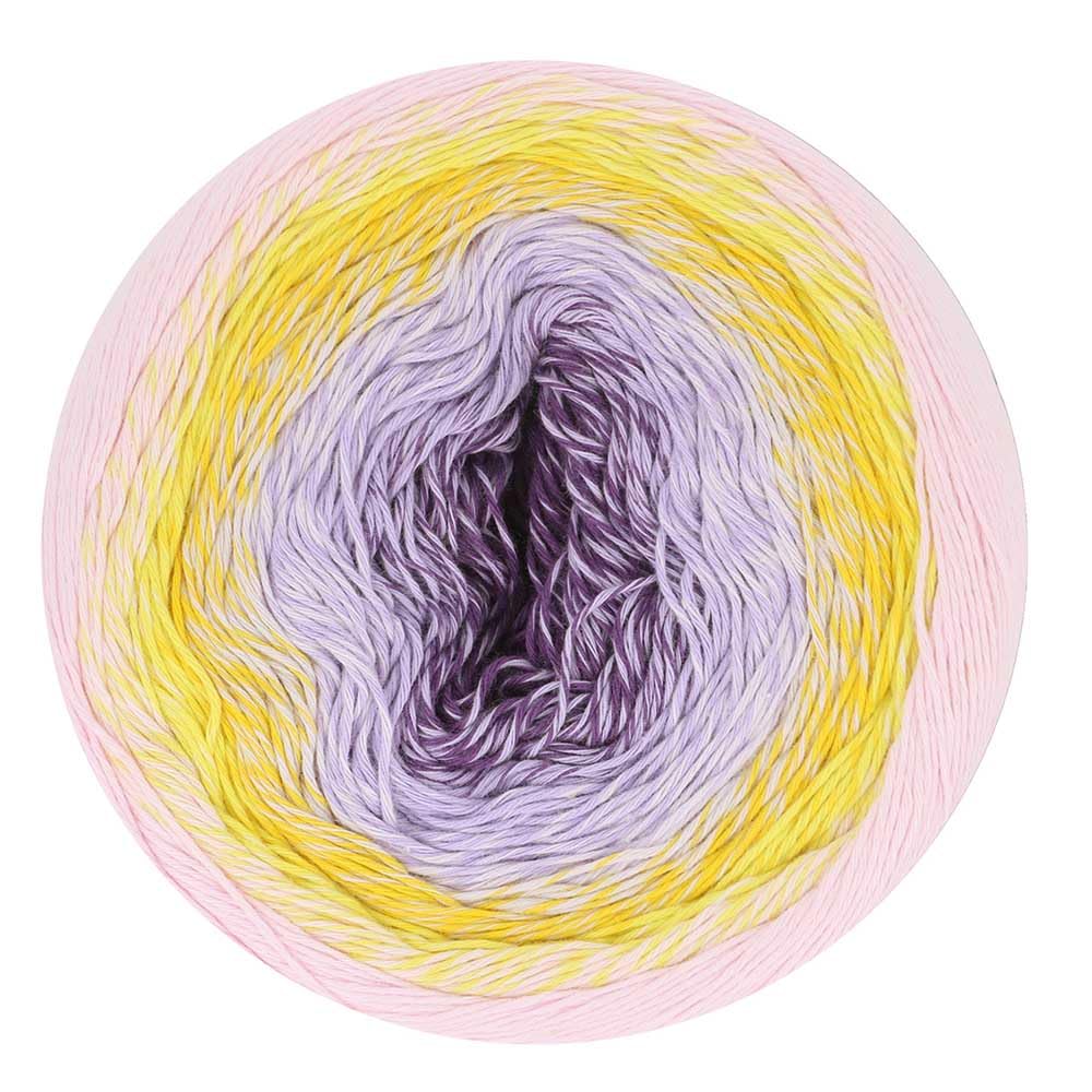 Scheepjes Cotton Whirl (1000m) Fingering Weight Yarn - Soft and Breathable, for Knitters and Crocheters, 716 Purple Passion, 1 x 226g