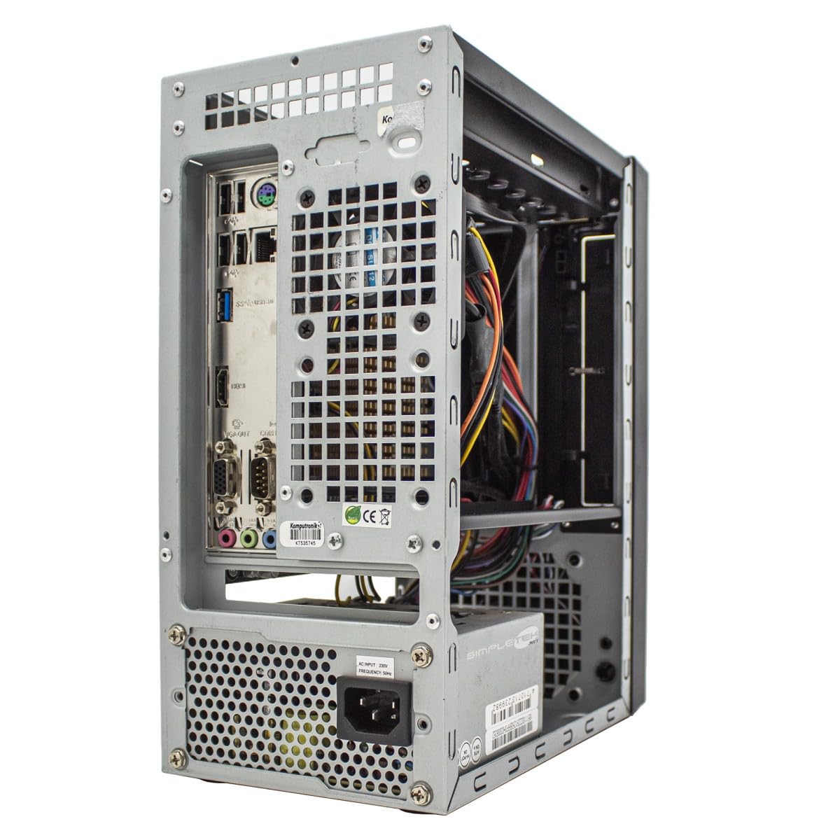 SIMPLETEK - Mini PC Assemblato SFF | Processore J1800 RAM 16GB SSD 240GB | Linux | 5x USB VGA HDMI PS2 RS232 LAN (Ricondizionato)