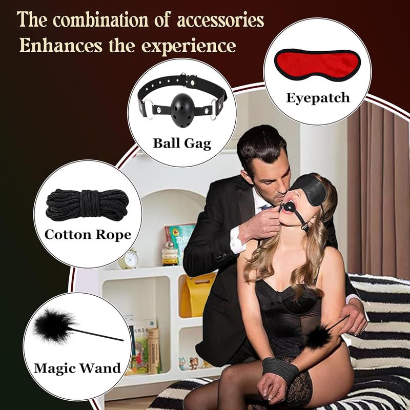 10 Regolabile Rosso Confortevole Nylon Camera Da Letto Allenamento Set Con Comodo Bracciale Rosso - D29NL