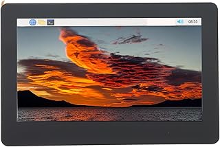 Tela Sensível Ao Toque IPS QLED de 4,3 Polegadas, Mini Monitor Capacitivo, Tela de Computador de 800 × 480, Interface de Driver DSI, Visual de 160 Graus, para Placa-mãe RasPi
