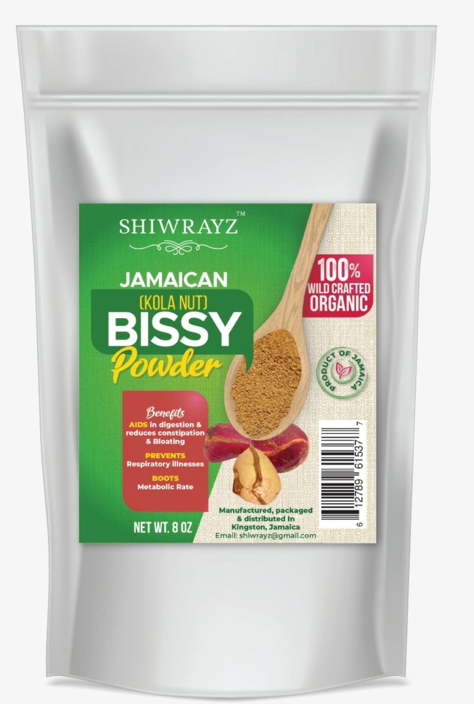 SHIWRAYZ Bissy Powder(Kola Nut) Bissy Tea (8oz)