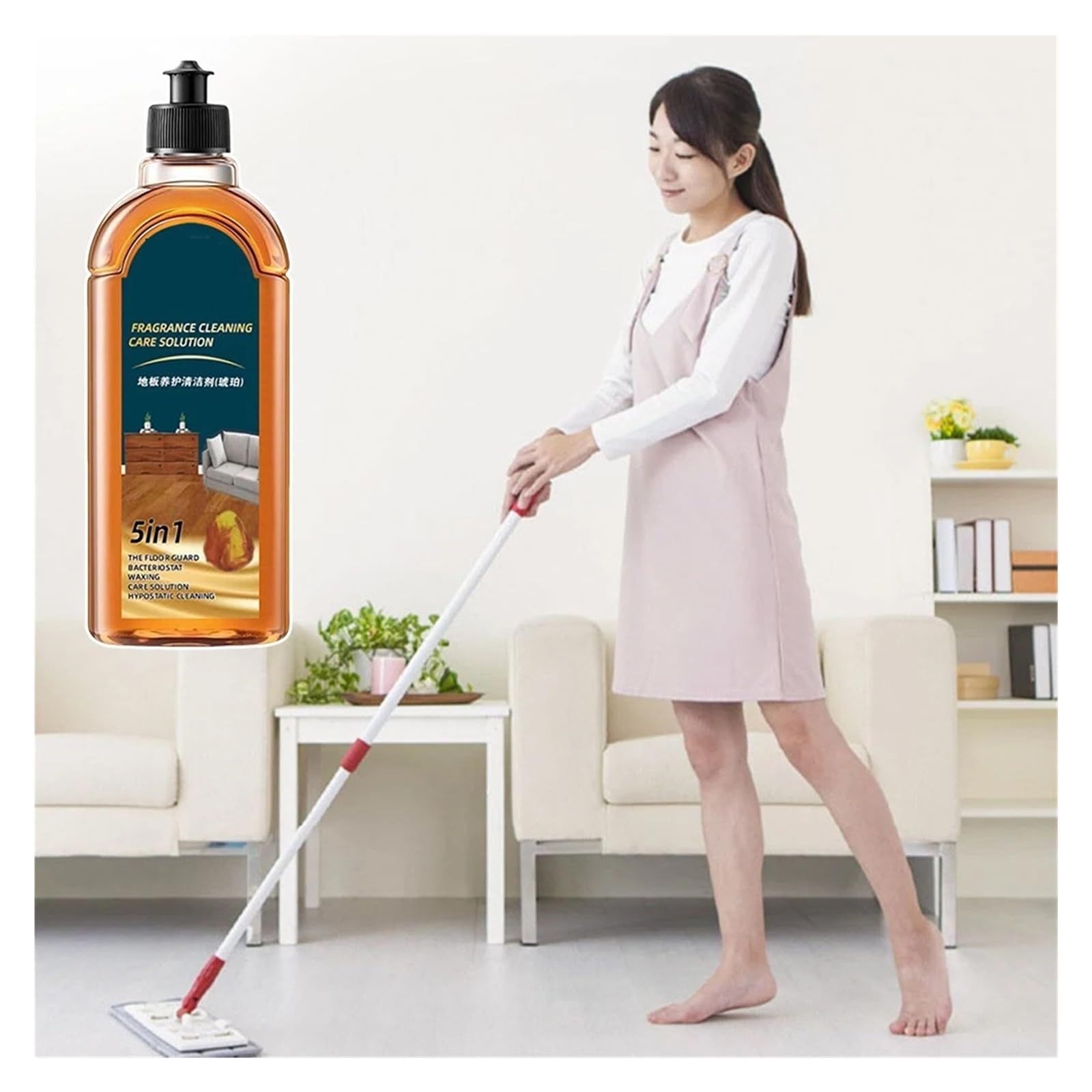 Limpiador de suelos de larga duración (3 unidades, 500 ml) for cocinas, fregaderos y azulejos.