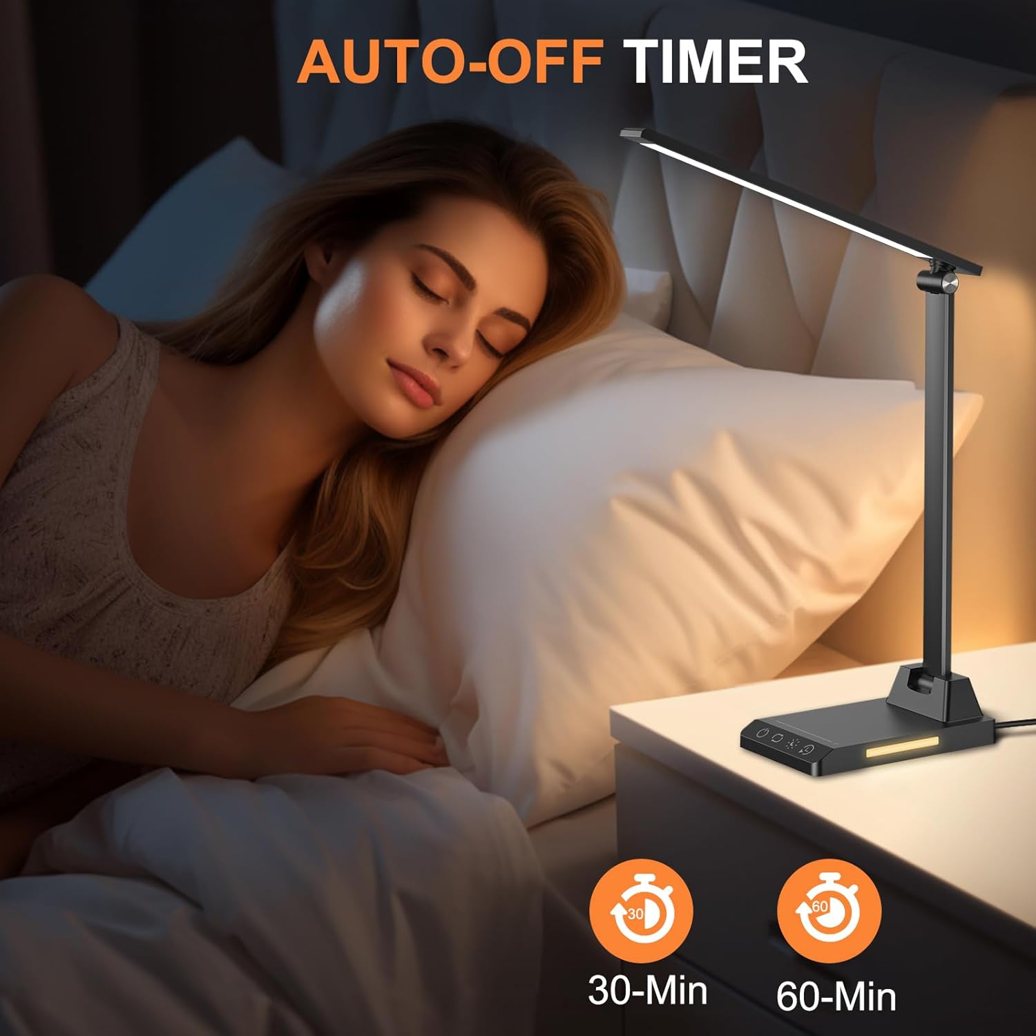 Lampada da Scrivania con 5 modalità di luce immagine 5