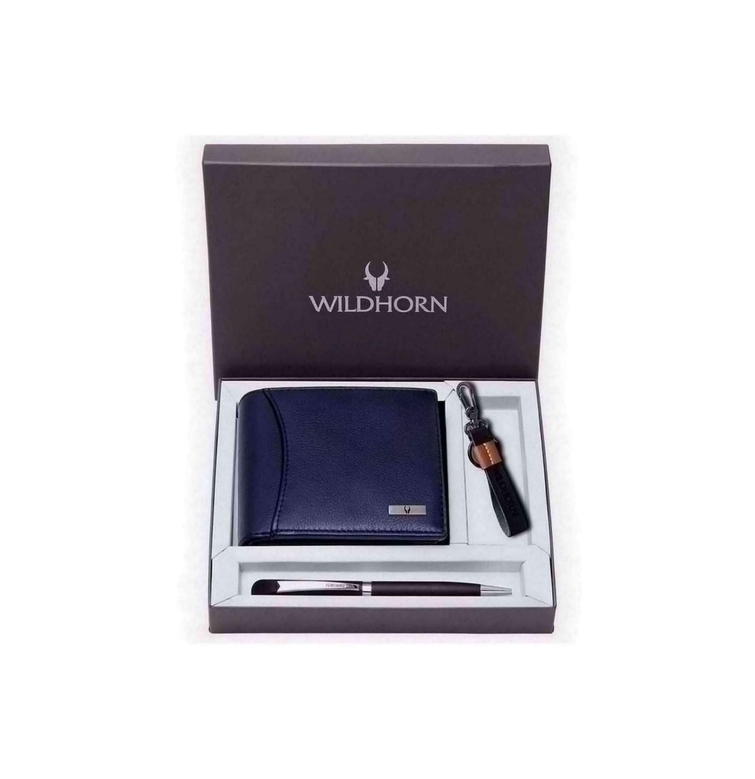 WildHorn Black Men's Wallet (GIFTBOX 152)