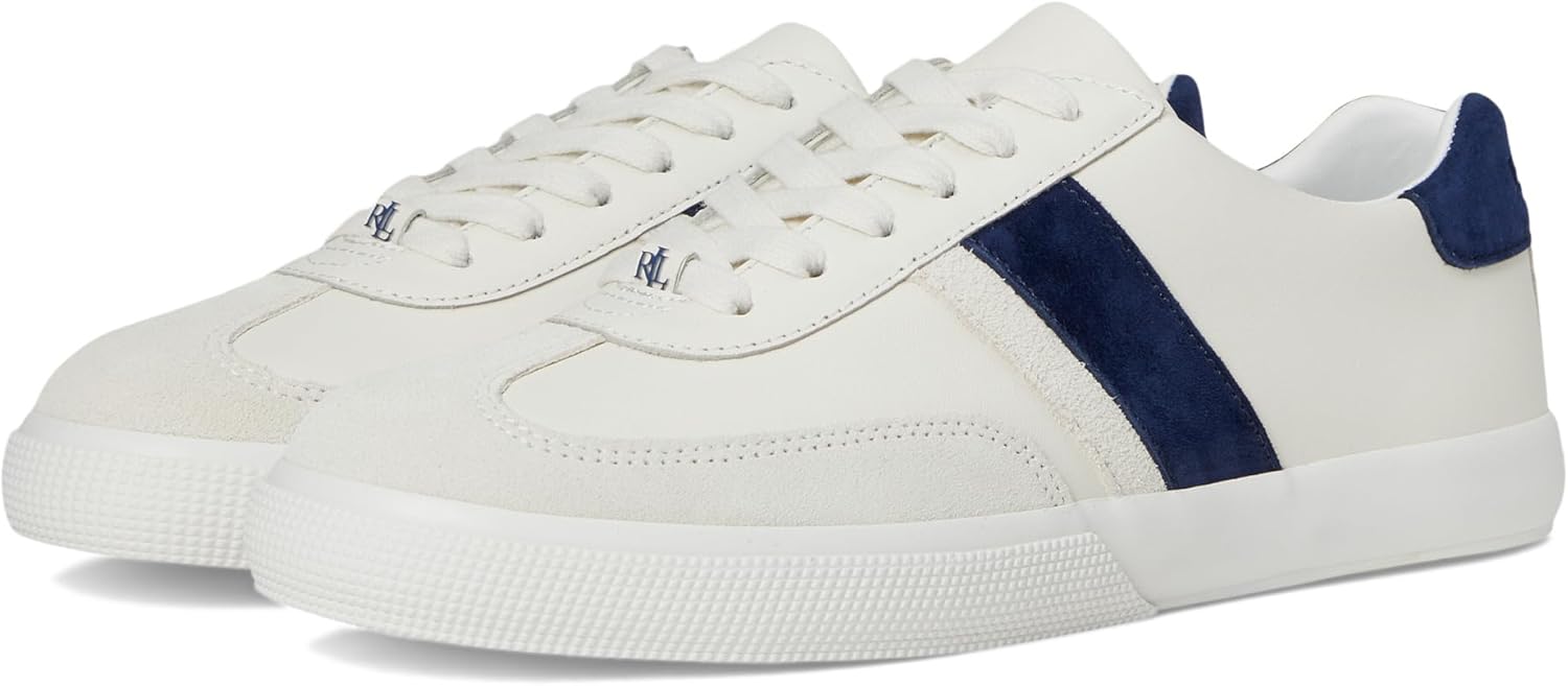 Lauren Ralph Lauren Two-Tone Braylee Leather & Suede Sneakers