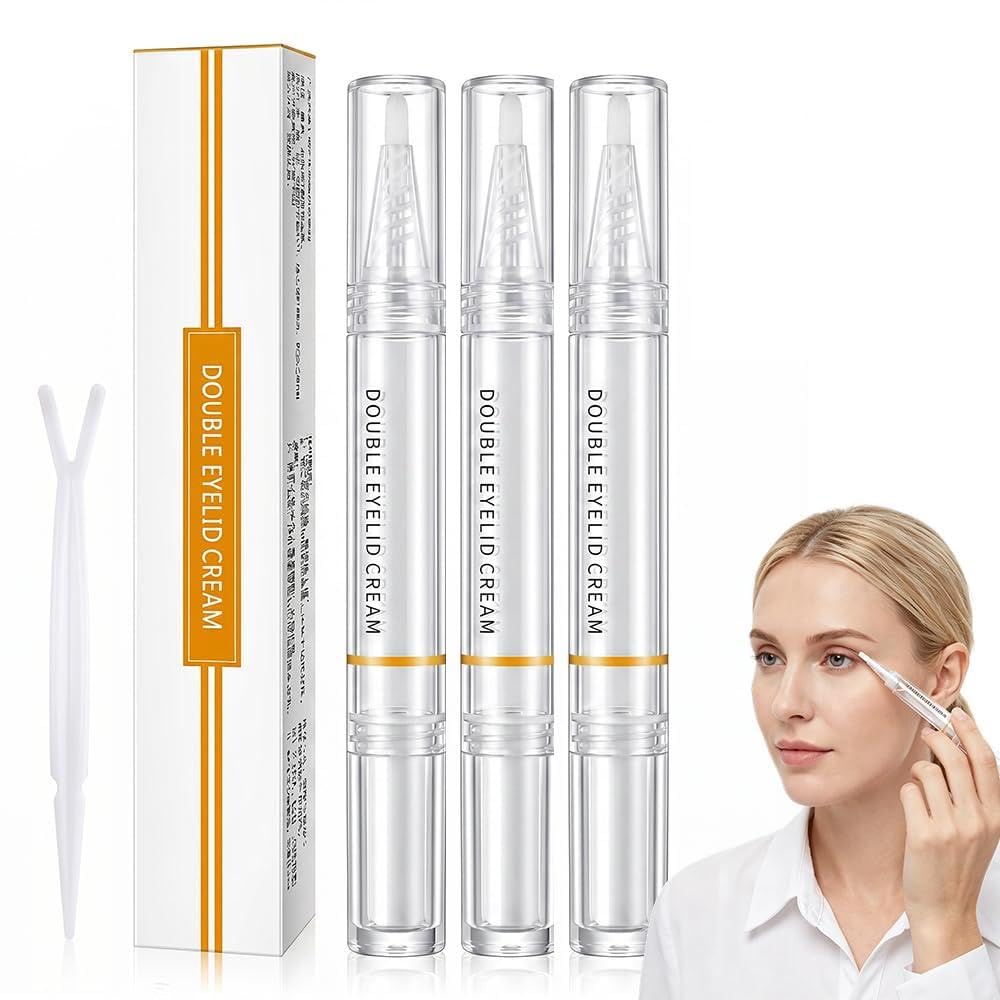 Long-Acting Invisible Double Eyelid Shaping Cream, 2026 New Double Eyelid Styling Cream, Fast Drying Double Eyelid Glue with Y Stick (2)