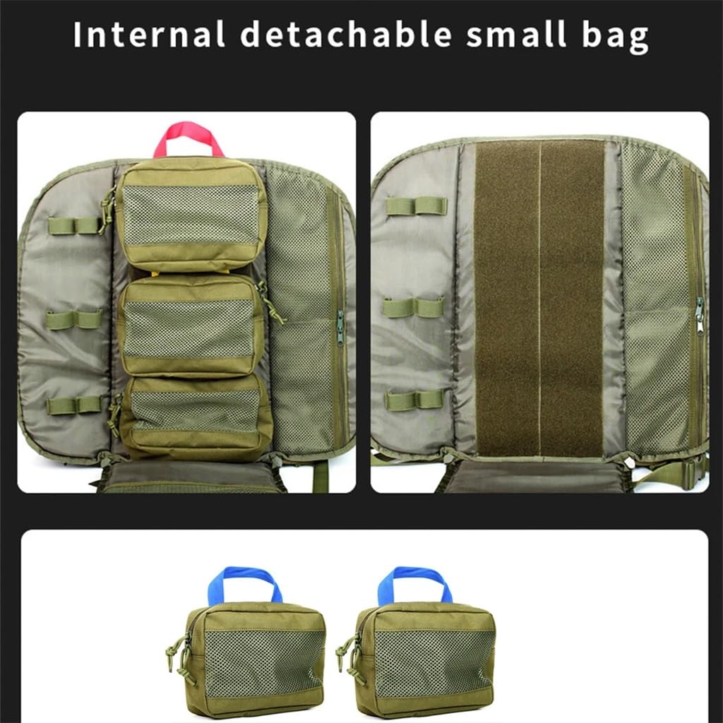 Sac À Dos Médical Tactique D'extérieur Trousse Premiers Secours Pour Randonnée Trekking Chasse Pêche Camping Et Autres Sports - Organisateur Modulaire Pour Matériel D'urgence